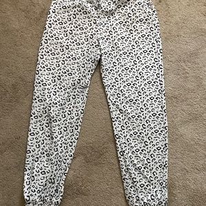 Cheetah Print Flowy Pants